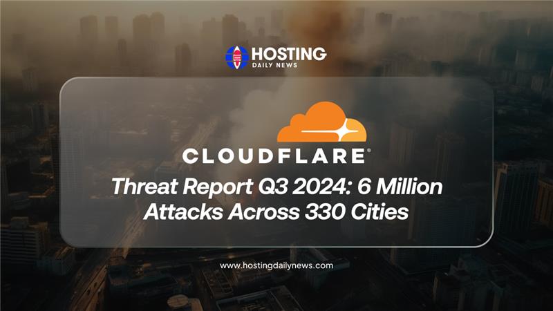  Cloudflare’s Threat report Q3 2024: 6 million attacks across 330 cities 