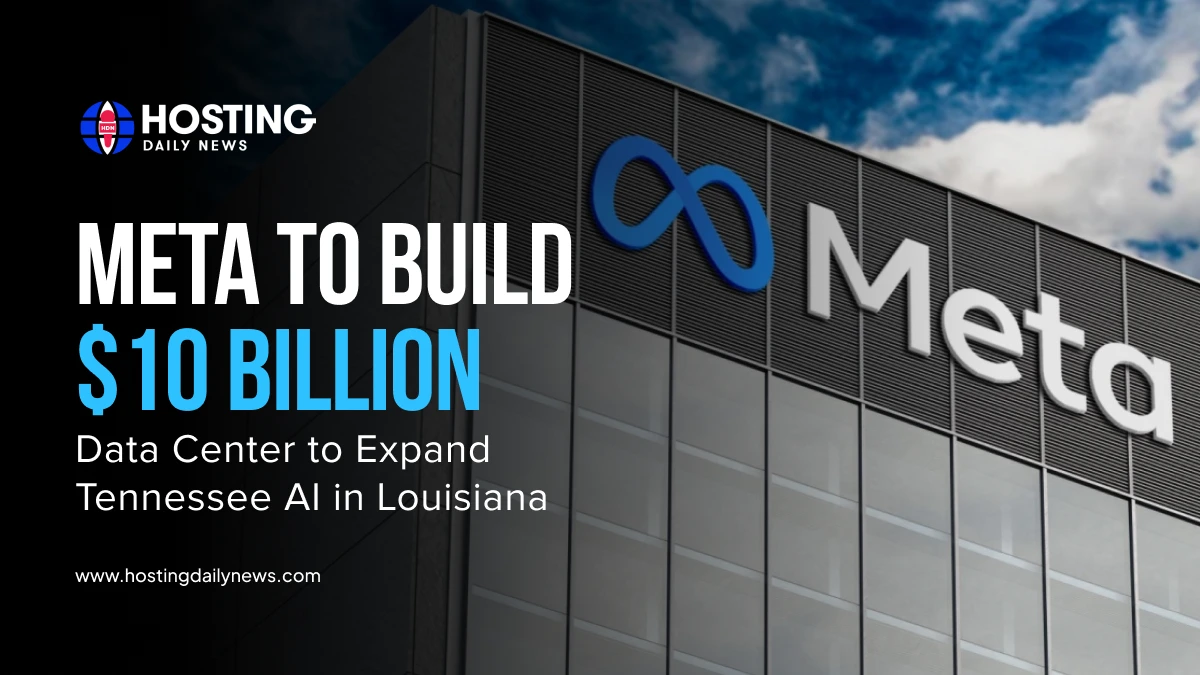  Meta to Build $10 Billion Data Center to Expand Tennessee AI in Louisiana